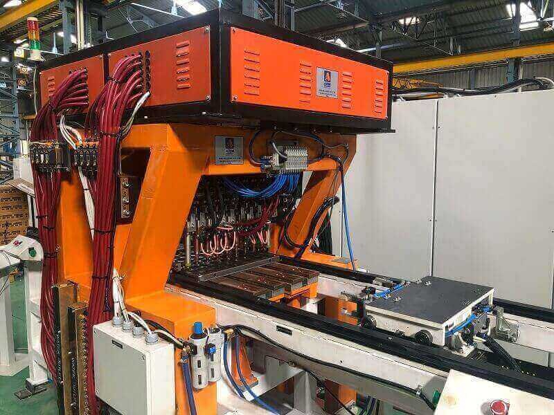 Multi head spot welding automation for raised access floor 11zon