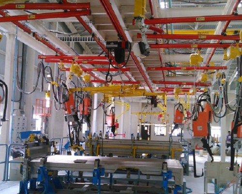 Over Head Low Friction Rail Installation